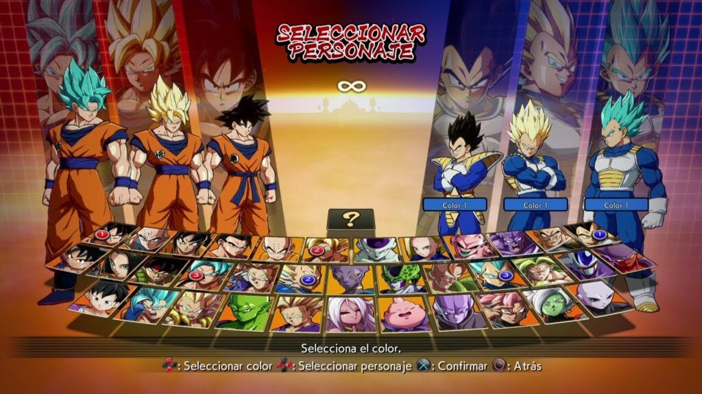 Goku vs Vegeta Dragon Ball Fighter Z